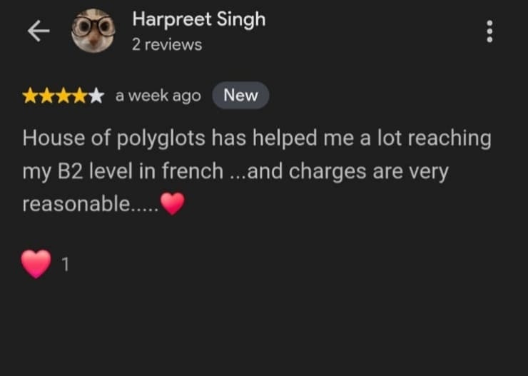 Real Student Review Screenshot 3