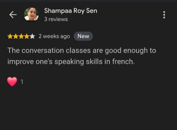 Real Student Review Screenshot 4