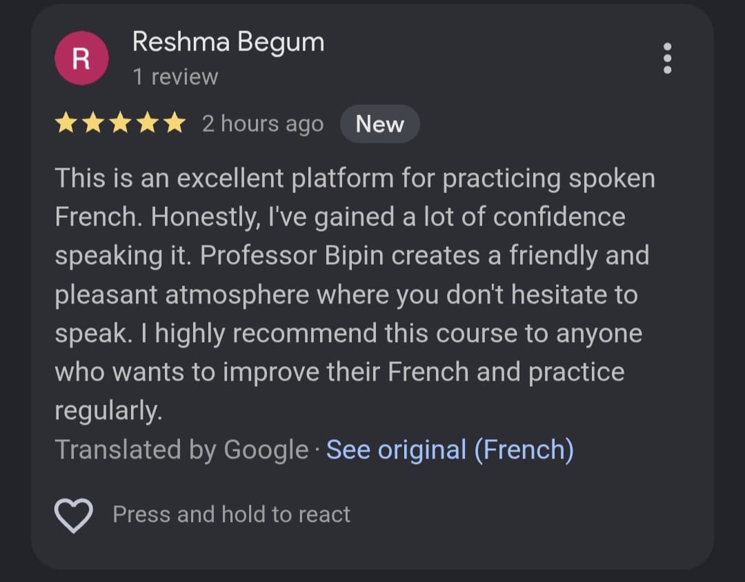 Real Student Review Screenshot 6
