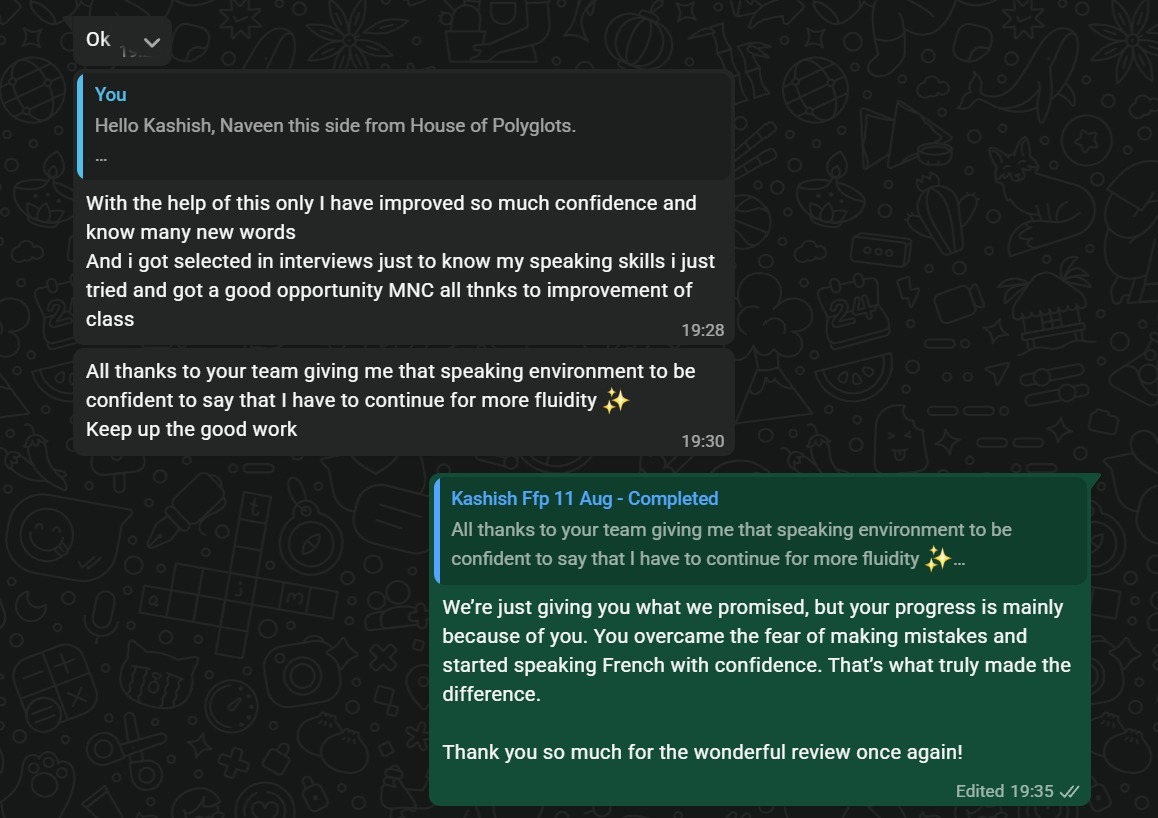 Real Student Review Screenshot 9